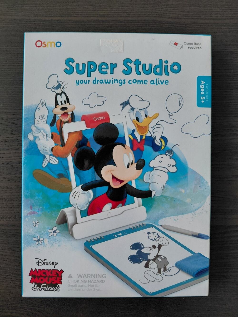 New Osmo Super Studio Disney Mickey Mouse & Friends iPad Drawing Game Kit